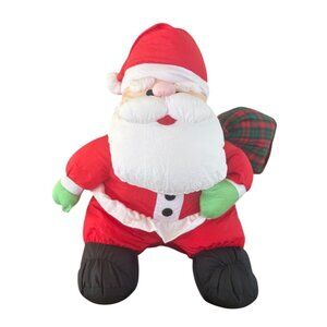 Vtg 1993 Gibson Greetings Merry Makers‎ Santa Claus Nylon Parachute  WORKS!